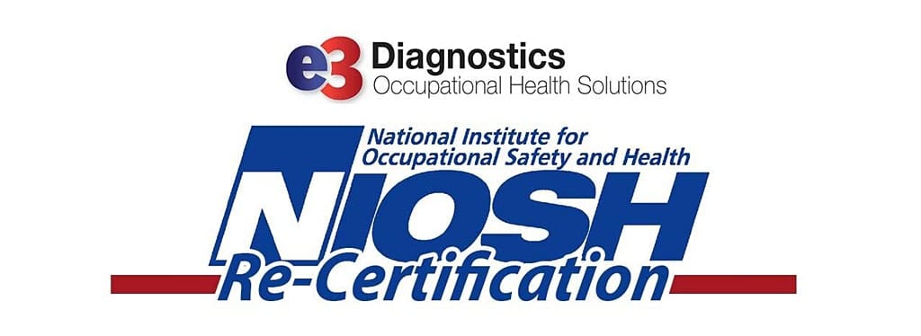 Niosh Re-Certification With E3 Occupational 3